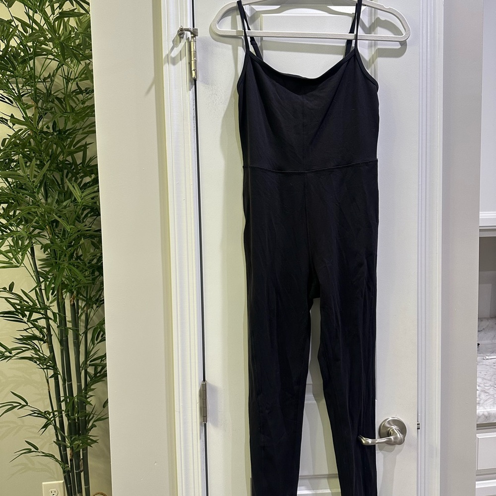 Aritzia Wilfred Free Black Spaghetti Strap Jumpsuit